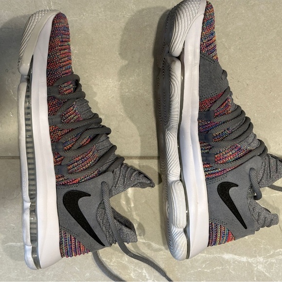 Nike Kevin Durant 10 Mulit-color sneakers - Men’s 9.5 - Picture 4 of 6